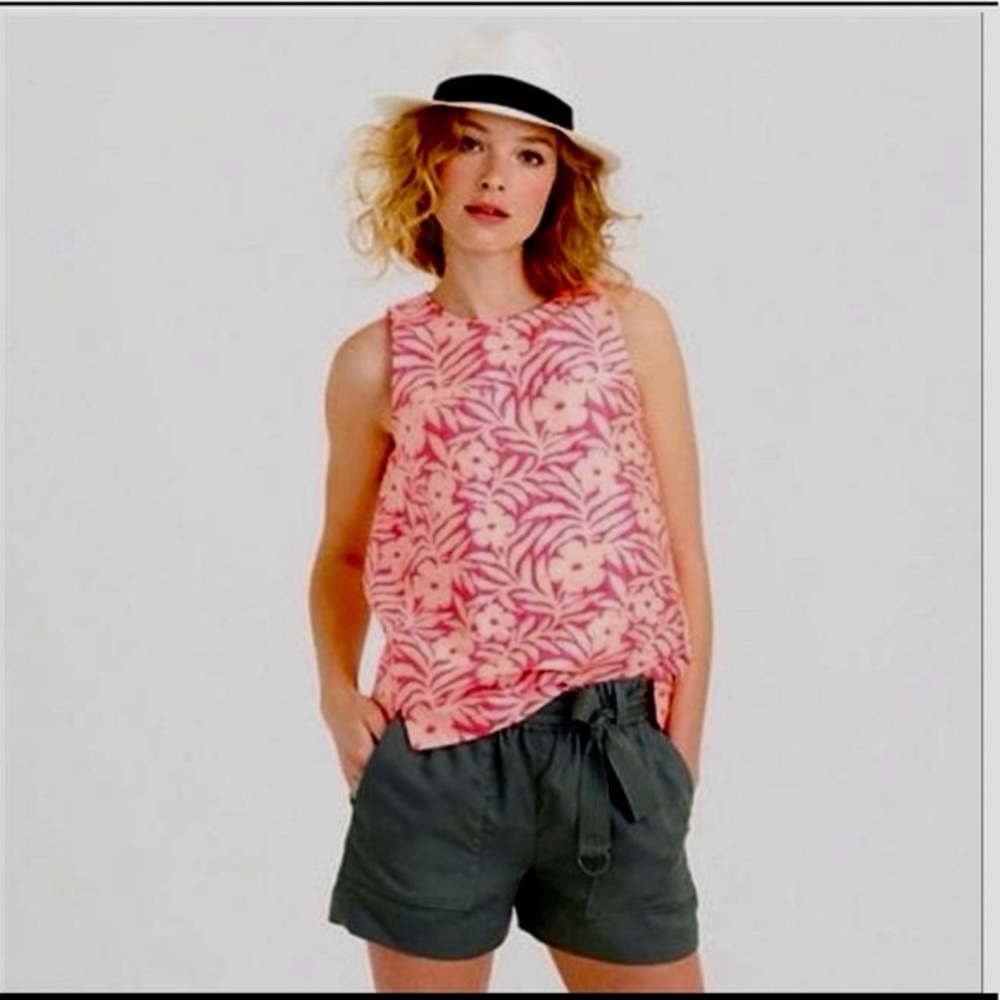 J.crew jacquard shell